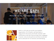 Tablet Screenshot of gapa.org