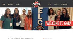 Desktop Screenshot of gapa.net